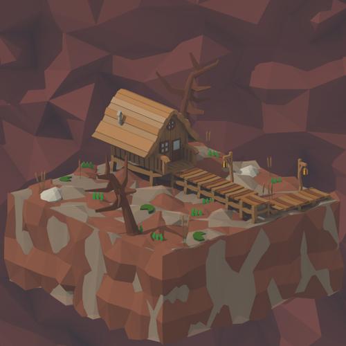 Swamp Hut (LowPoly) preview image